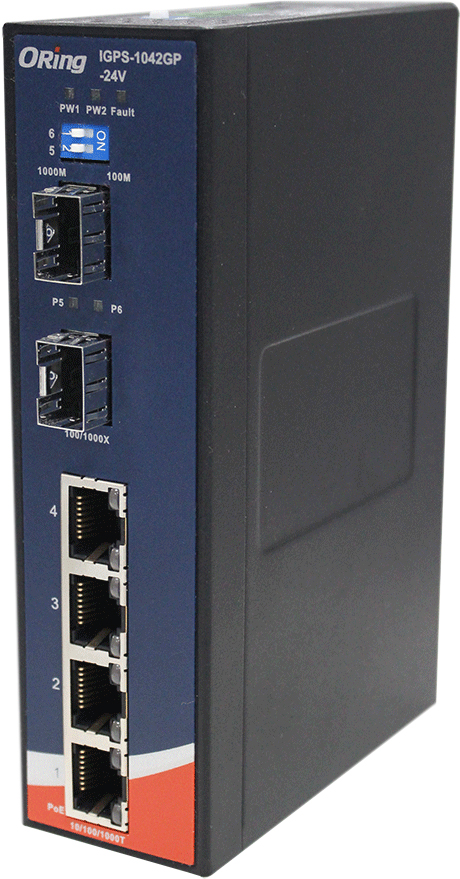PoEギガビットイーサネットスイッチ：IGPS-1042GP